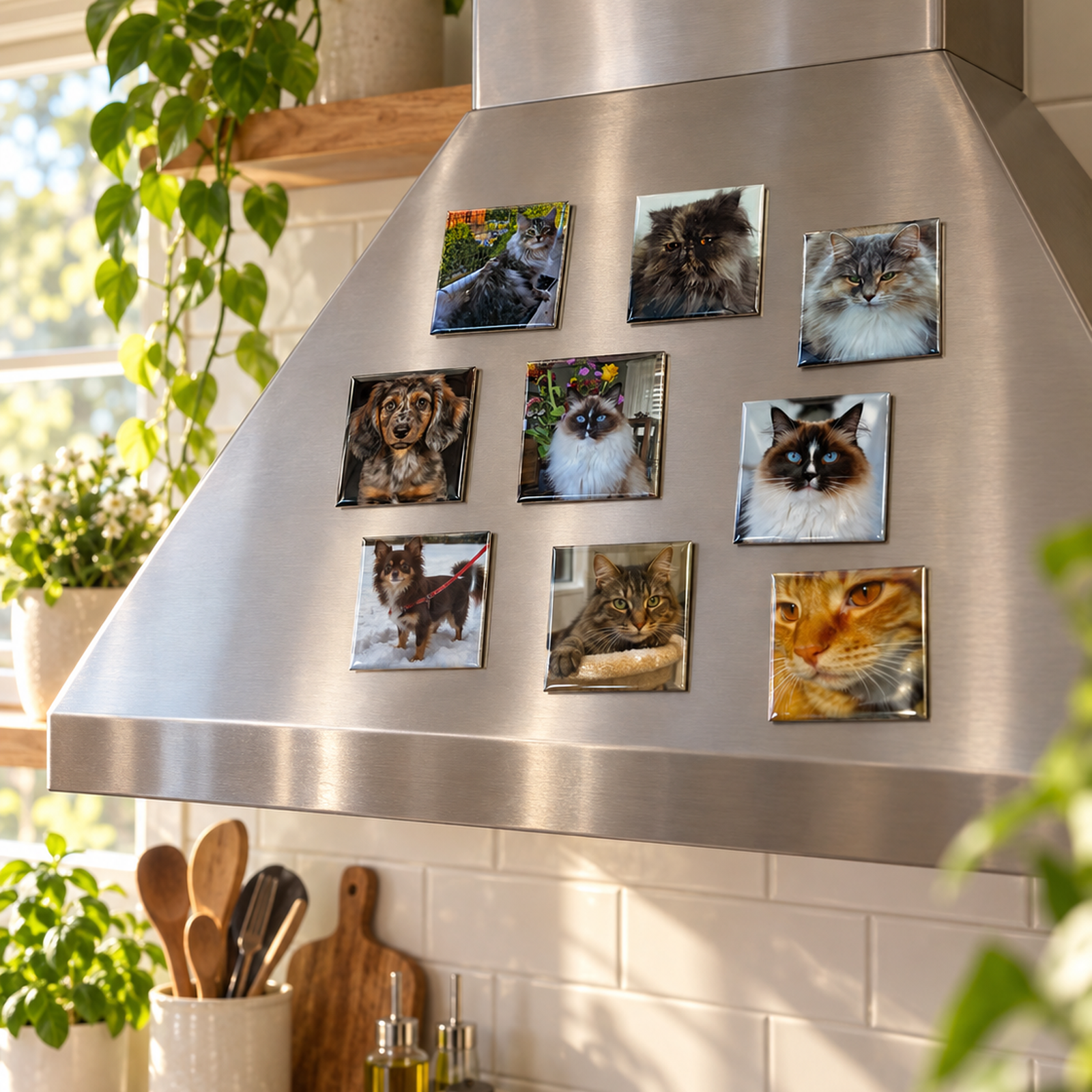 Fotomagneten geven persoonlijke huisdierfoto’s een plek in huis